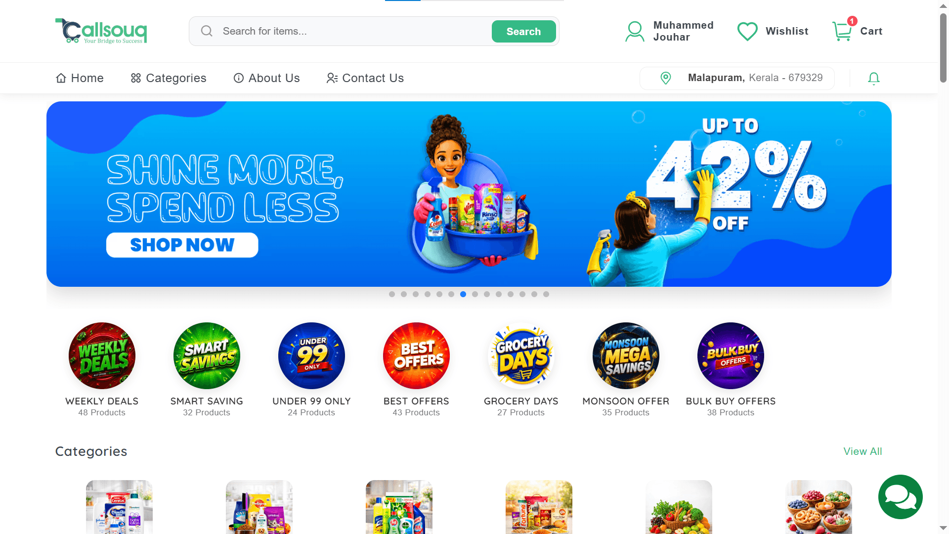 Callsouque E-Commerce Platform